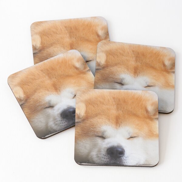 Item preview, Portrait of a Sleeping Akita Dog designed and sold by VanGaldo.