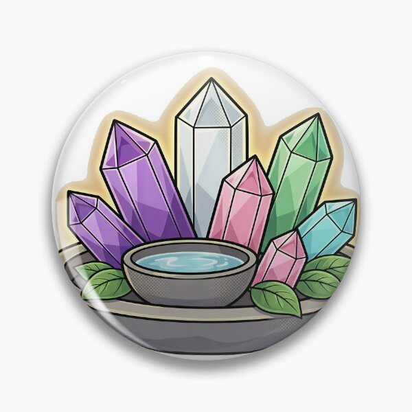 Item preview, Healing Crystals 3D Comic Wellness Art designed and sold by DIUMERI.