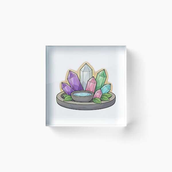 Item preview, Healing Crystals 3D Comic Wellness Art designed and sold by DIUMERI.