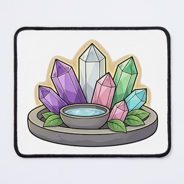 Item preview, Healing Crystals 3D Comic Wellness Art designed and sold by DIUMERI.