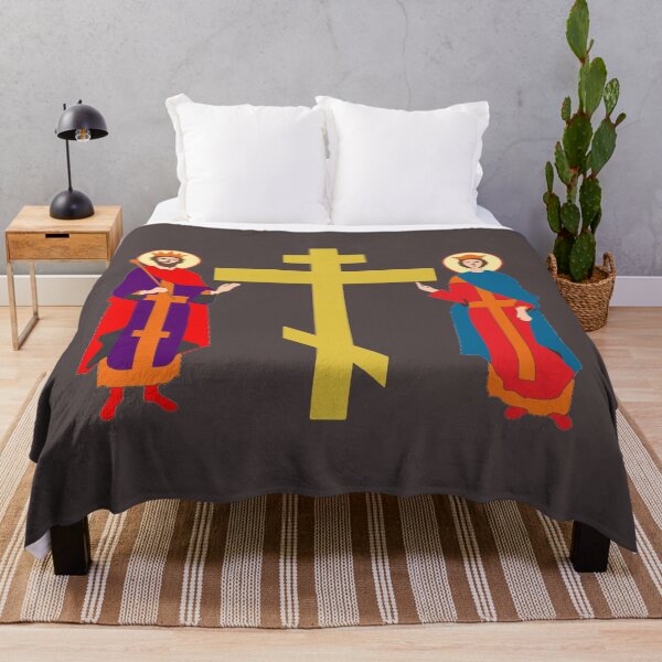 Item preview, Orthodox Christian Holy Cross | Glorious Emperor & Empress Byzantine Symbolism designed and sold by CoolHistoryMan.