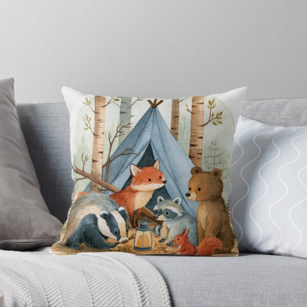 Item preview, Woodland Friends Scandinavian Camping Adventure designed and sold by UtArt.