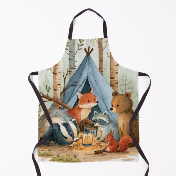 Item preview, Woodland Friends Scandinavian Camping Adventure designed and sold by UtArt.