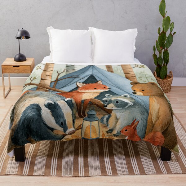 Item preview, Woodland Friends Scandinavian Camping Adventure designed and sold by UtArt.