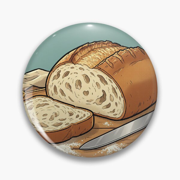Item preview, Sourdough Bread 3D Comic Loaf Art designed and sold by DIUMERI.