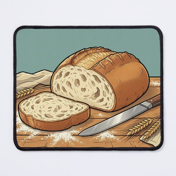 Item preview, Sourdough Bread 3D Comic Loaf Art designed and sold by DIUMERI.