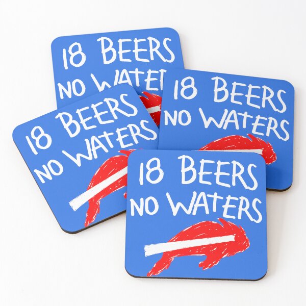 Item preview, Buffalo Bills 18 Beers No Waters designed and sold by SarlineStudio.