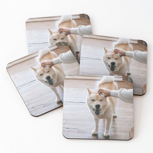 Item preview, Happy Akita Dog Indoors designed and sold by VanGaldo.