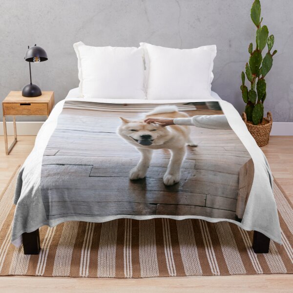 Item preview, Happy Akita Dog Indoors designed and sold by VanGaldo.
