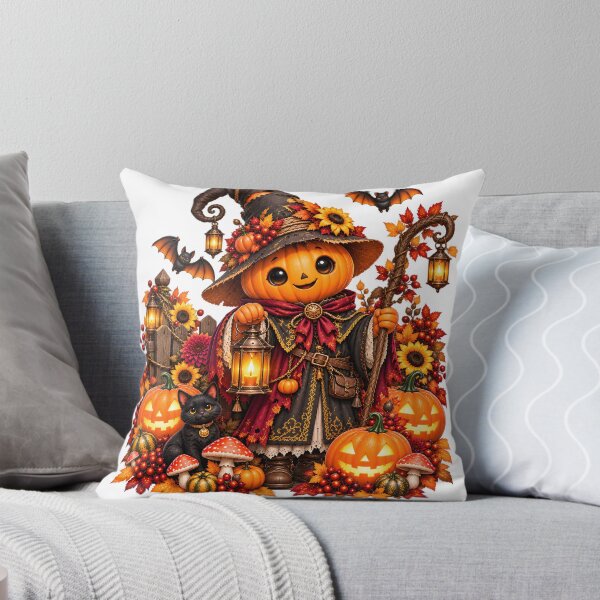 Item preview, Enchanted Pumpkin Garden Keeper – Gothic Halloween designed and sold by Clothes With Smiling Animals Walt Gral.