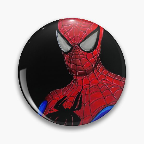 Artikelvorschau, Spider-Man Rot und Blau Porträt entworfen und verkauft von Portrait Haven.