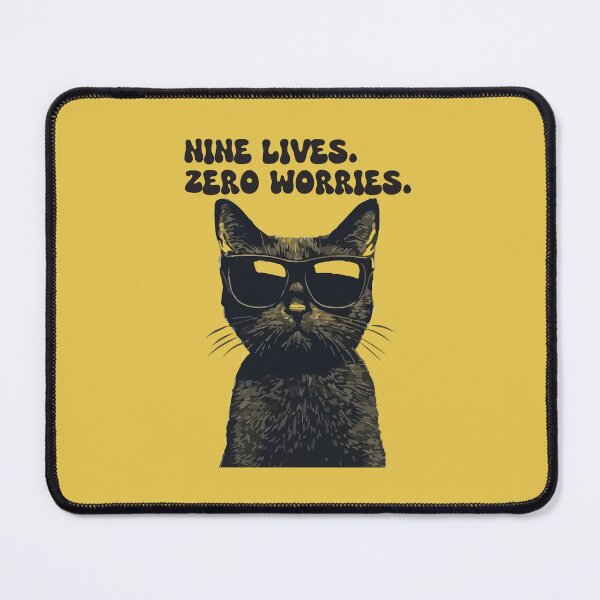 Item preview, Nine Lives Zero Worries Cool Cat Sunglasses designed and sold by designsoftinaa.