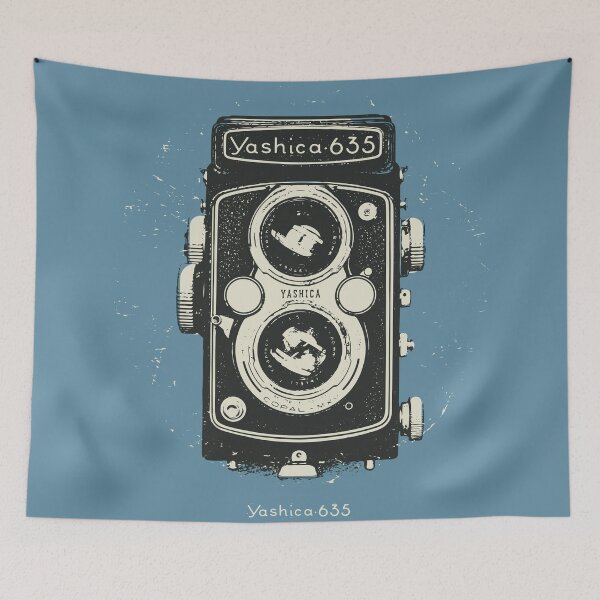 Item preview, Yashica-635 Vintage Camera, hand-drawn designed and sold by studio838.
