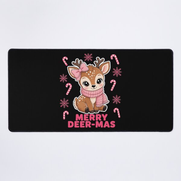 Item preview, Merry Deer-Mas Coquette Bow Christmas Deer designed and sold by Design Vibras.