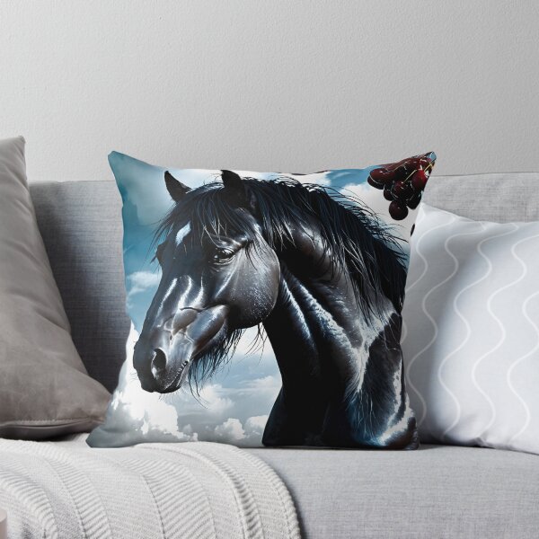 Item preview, But the big black horse said, "Look this way" - He said, "Hey lady, will you marry me?" 23 designed and sold by deep-sea-birds.