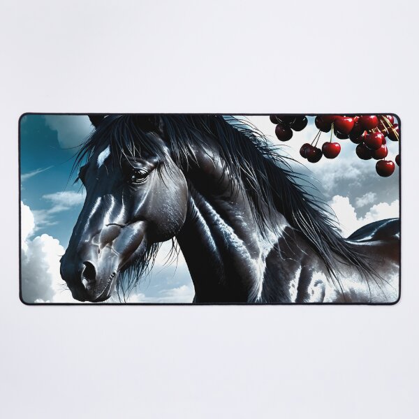 Item preview, But the big black horse said, "Look this way" - He said, "Hey lady, will you marry me?" 23 designed and sold by deep-sea-birds.