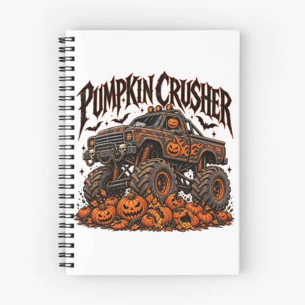 Item preview, Pumpkin Crusher Monster Truck Halloween Jack O Lantern Art designed and sold by DesignArtist.ia.