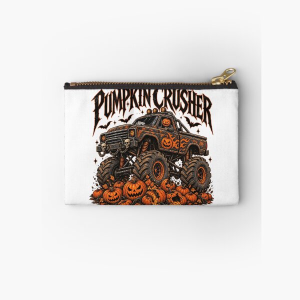 Item preview, Pumpkin Crusher Monster Truck Halloween Jack O Lantern Art designed and sold by DesignArtist.ia.