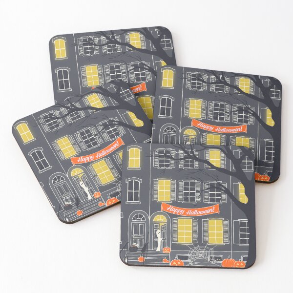 Item preview, Halloween Row Houses designed and sold by Elizabeth Weglein.