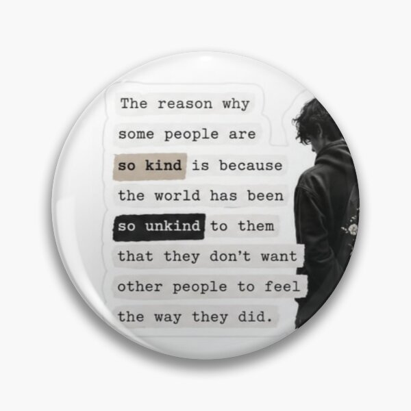 Item preview, Some People Are So Kind Boy Holding Flowers Quote Sticker designed and sold by Scro-Ciob-Shop.