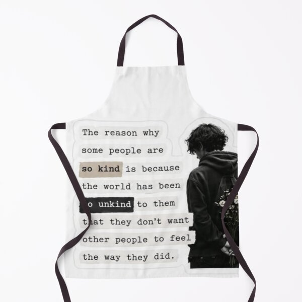 Item preview, Some People Are So Kind Boy Holding Flowers Quote Sticker designed and sold by Scro-Ciob-Shop.