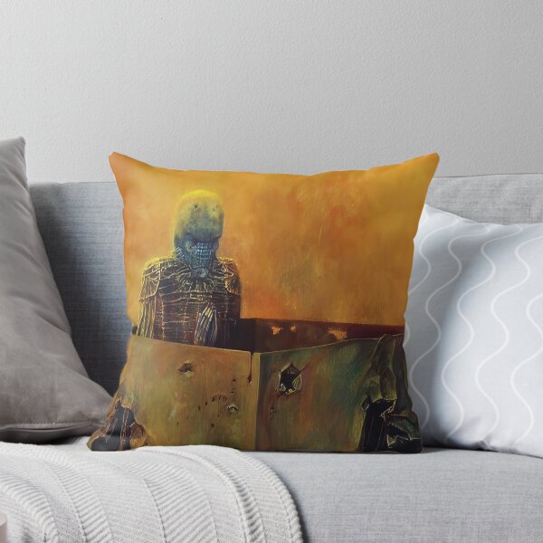 Item preview, zdzisław beksiński - untitled Zdzislaw Beksinski - Zdzislaw Beksinski canvas designed and sold by stevengrossman.