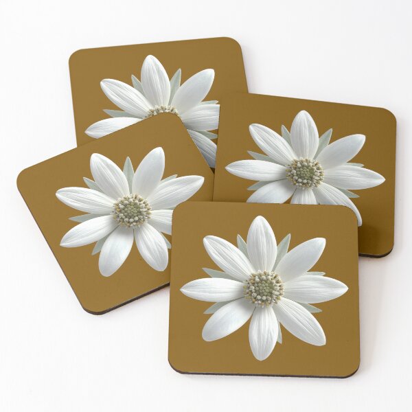 Item preview, Minimalist Mustard Gold Daisy Flower Floral Pattern designed and sold by ​Jyoti Digital Artist.