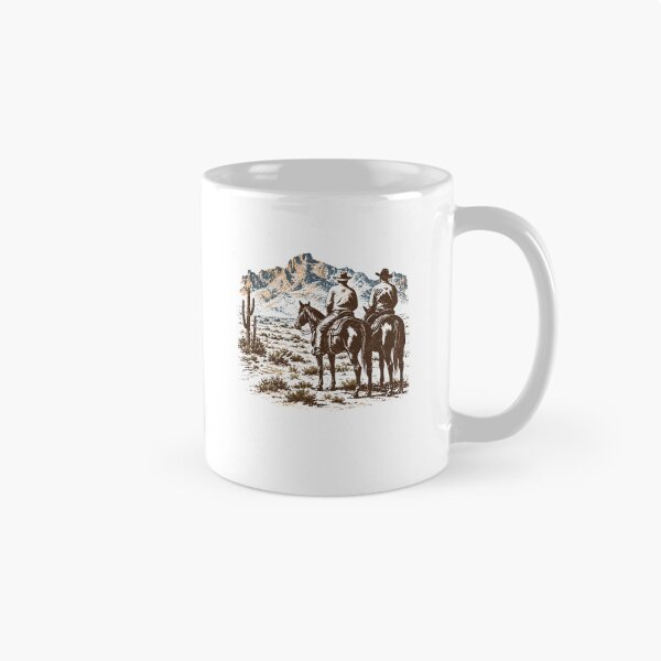 Item preview, Vintage Western Cowboys Riding Horses Desert Adventure designed and sold by Moizento.
