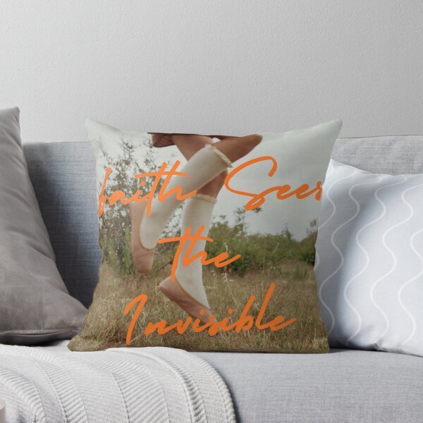 Item preview, Faith Sees The Invisible | Inspirational Orange Quote designed and sold by LensDyn™.