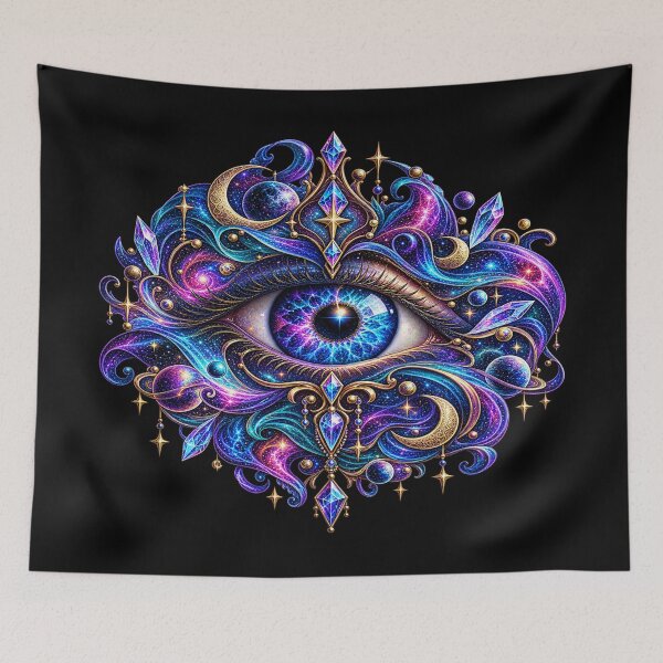 Item preview, Cosmic All-Seeing Eye – Celestial Vision designed and sold by TroviTutto.