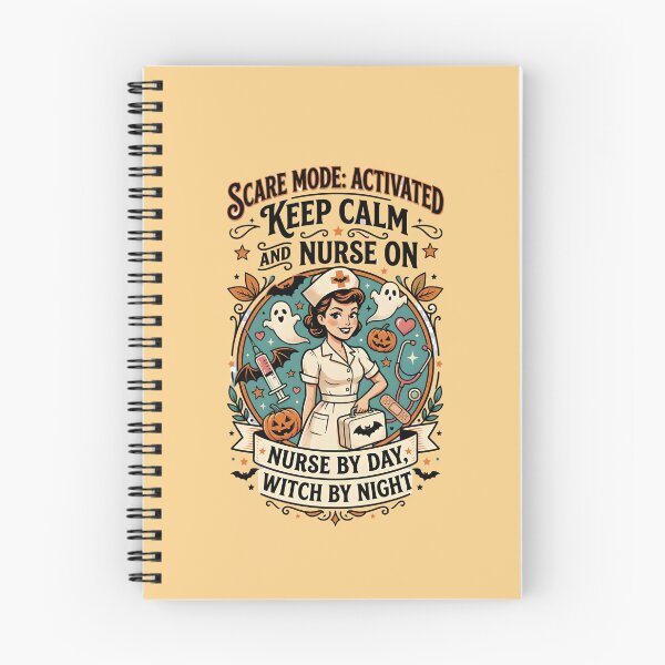 Item preview, Nurse by day, witch by night - Keep calm and nurse on - Halloween for nurses designed and sold by ParadoxParadox.