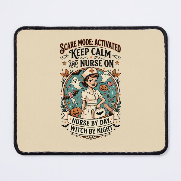 Item preview, Nurse by day, witch by night - Keep calm and nurse on - Halloween for nurses designed and sold by ParadoxParadox.