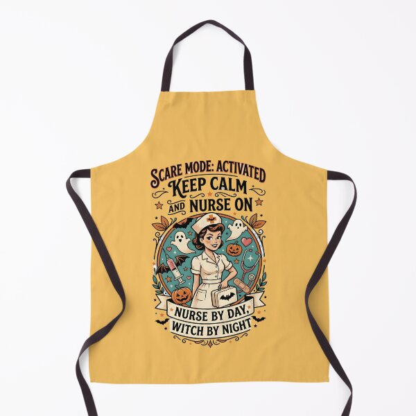 Item preview, Nurse by day, witch by night - Keep calm and nurse on - Halloween for nurses designed and sold by ParadoxParadox.
