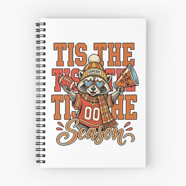 Item preview, Tis The Season Football Raccoon Game Day Mascot  designed and sold by Steele-Art.