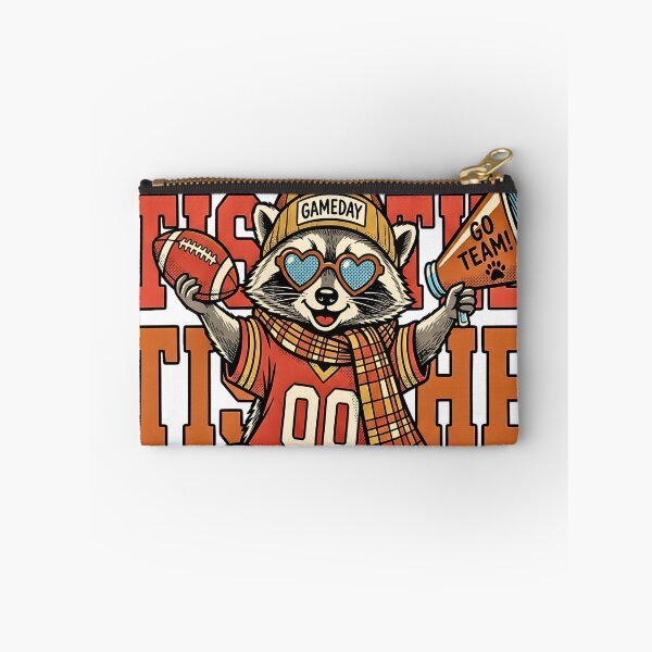 Item preview, Tis The Season Football Raccoon Game Day Mascot  designed and sold by Steele-Art.
