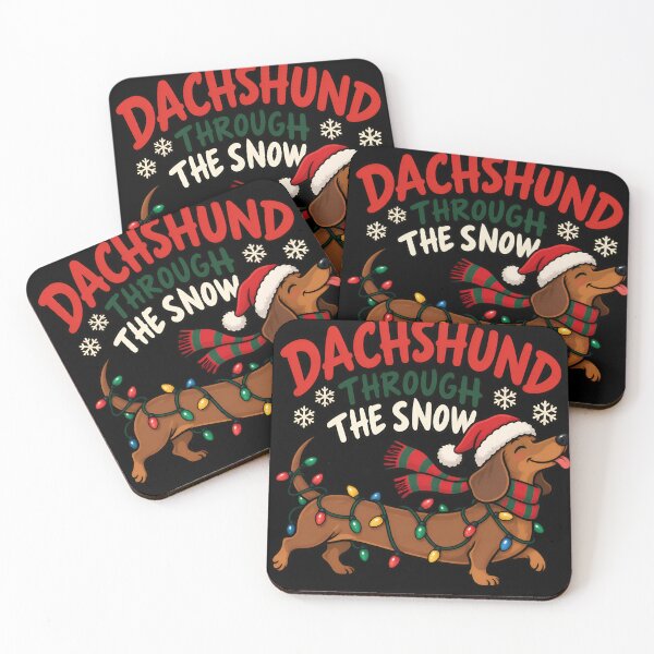 Item preview, Funny Christmas Dachshund designed and sold by Imaginationbeyond.