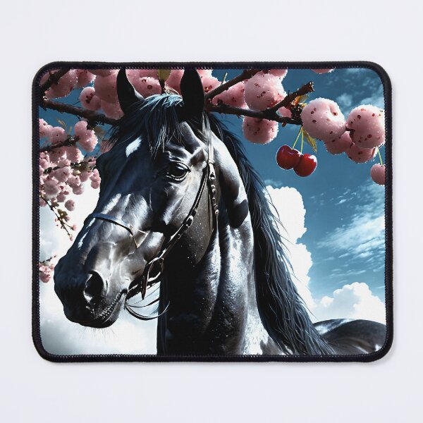 Item preview, But the big black horse said, "Look this way" - He said, "Hey lady, will you marry me?" 24 designed and sold by deep-sea-birds.