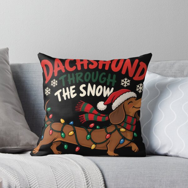 Item preview, Funny Christmas Dachshund designed and sold by Imaginationbeyond.