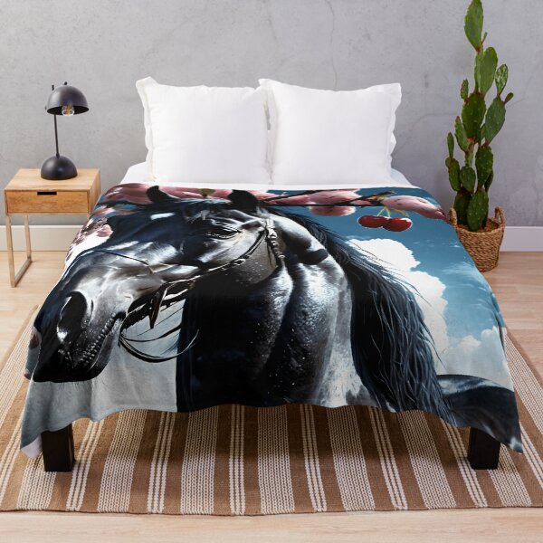 Item preview, But the big black horse said, "Look this way" - He said, "Hey lady, will you marry me?" 24 designed and sold by deep-sea-birds.