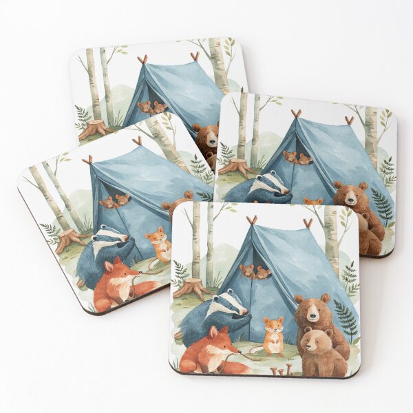 Item preview, Woodland Friends Cozy Forest Camp designed and sold by UtArt.