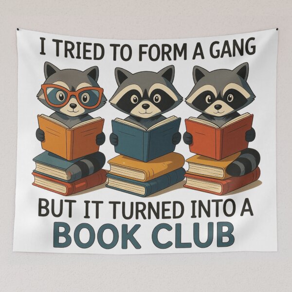 Item preview, I Tried to Form A Gang But It Turned Into A Book Club designed and sold by Positive&FunnyThings.