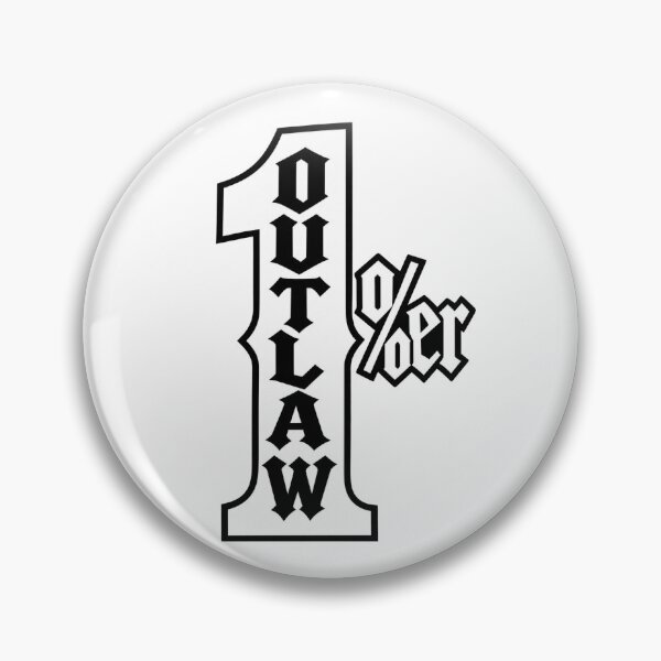 Item preview, Copy of Outlaw 1%er – Gothic Biker Motorcycle Design designed and sold by Legacy Apparel Co..
