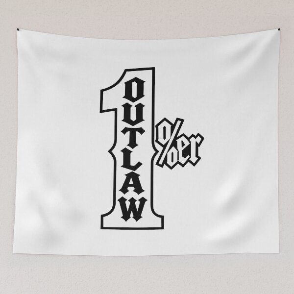 Item preview, Copy of Outlaw 1%er – Gothic Biker Motorcycle Design designed and sold by Legacy Apparel Co..