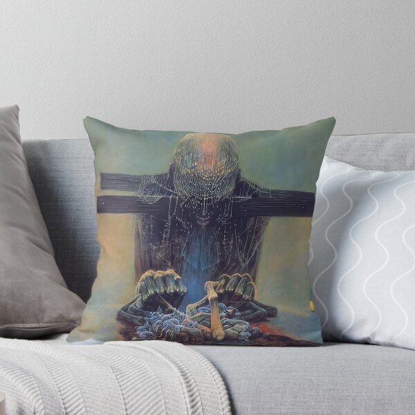 Item preview, zdzisław beksiński - untitled Zdzislaw Beksinski - Zdzislaw Beksinski canvas designed and sold by stevengrossman.