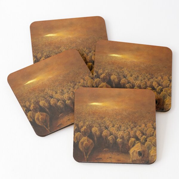 Item preview, zdzisław beksiński - untitled Zdzislaw Beksinski - Zdzislaw Beksinski canvas designed and sold by stevengrossman.
