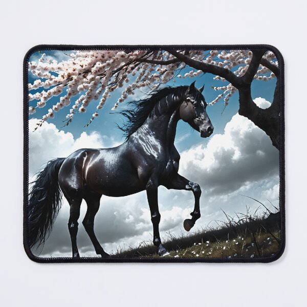 Item preview, But the big black horse said, "Look this way" - He said, "Hey lady, will you marry me?" 25 designed and sold by deep-sea-birds.
