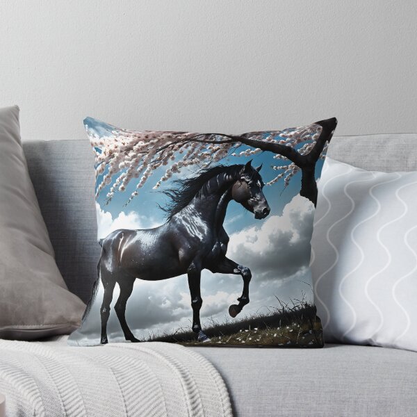 Item preview, But the big black horse said, "Look this way" - He said, "Hey lady, will you marry me?" 25 designed and sold by deep-sea-birds.