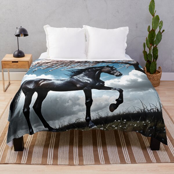 Item preview, But the big black horse said, "Look this way" - He said, "Hey lady, will you marry me?" 25 designed and sold by deep-sea-birds.