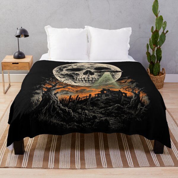 Item preview, Skull Moon UFO designed and sold by SignumShop.