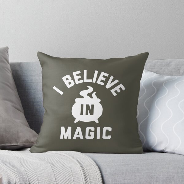 Item preview, I Believe in Magic Funny Magical Fantasy Halloween Witchy Quote #6 designed and sold by SalahBlt.